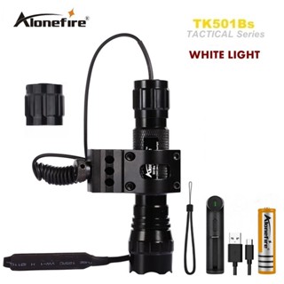 Alonefire 501B XML-T6 L2 ไฟฉาย LED อะลูมิเนียมอัลลอย กันน้ํา สําหรับแบตเตอรี่ 18650