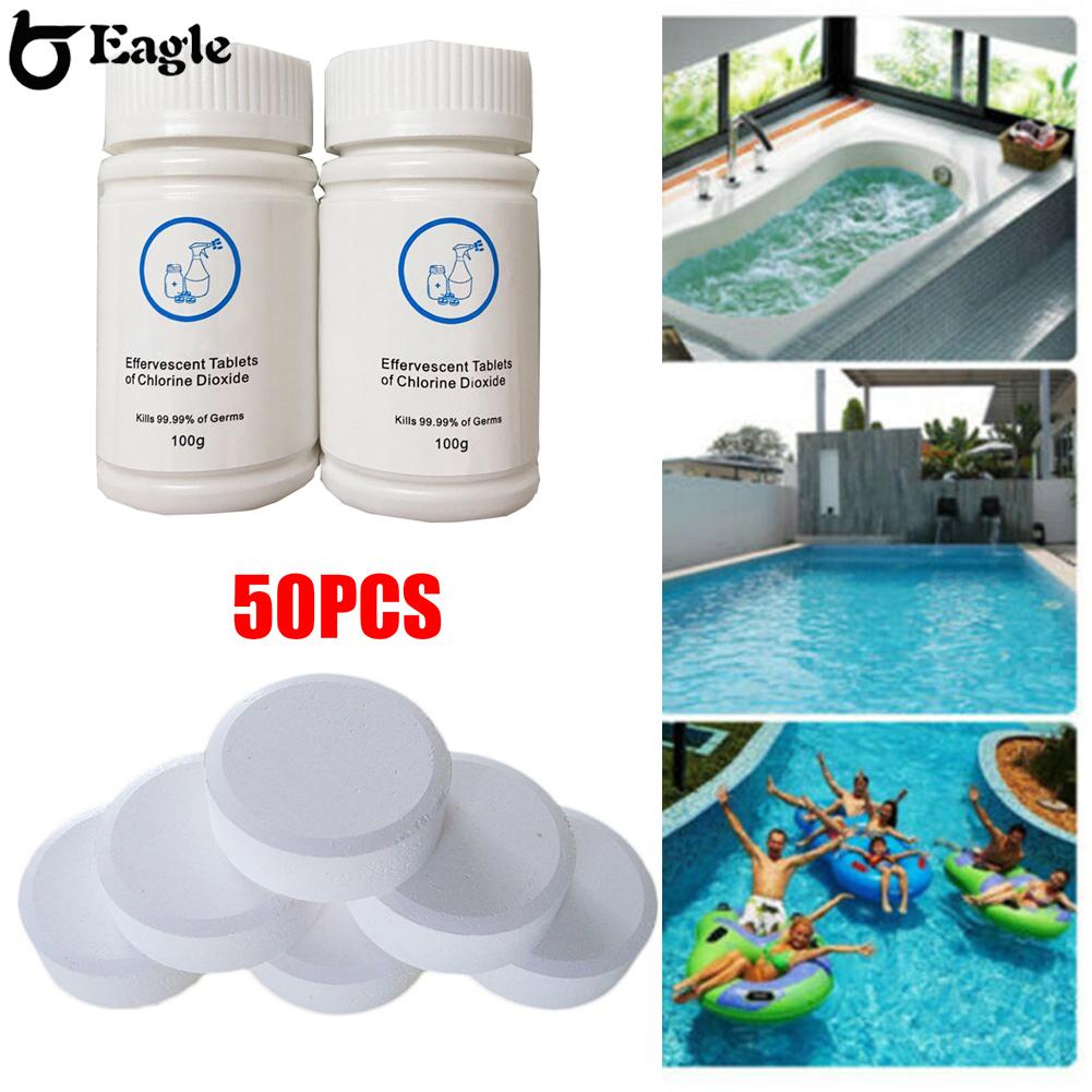 crazy-sale-ready-stock-50pcs-multifunctional-white-chlorine-tablets-for-hot-tub-swimming-pool-spa-clean