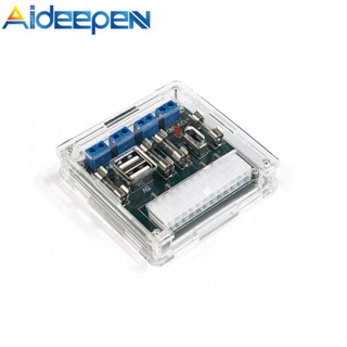 Aideepen HU-M28W 24Pin บอร์ดอะแดปเตอร์พาวเวอร์ ATX สําหรับคอมพิวเตอร์ตั้งโต๊ะ