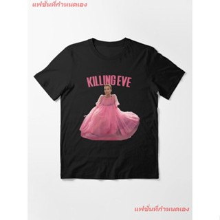 Killing Eve Villanelle Essential T-Shirt เสื้อยืดแขนสั้น overside เสื้อยืดผู้หญิง เสื้อยืดผู้ชาย เสื้อยืดพิมพ์ลาย เสื้อย