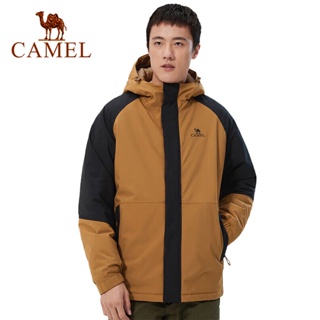 Camel เสื้อแจ็กเก็ต แบบหนา กันลม กันน้ํา เหมาะกับการพกพาเดินทาง ปีนเขา กลางแจ้ง สําหรับผู้ชาย