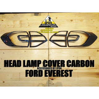 ครอบไฟท้ายฟอร์ดเอเวอเรสต์ TAIL LAMP COVER FORD EVEREST CARBON