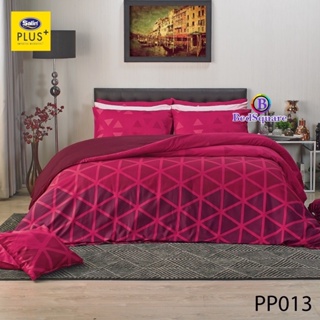 Satin Plus ชุดผ้าปูที่นอน (รวมผ้านวม) พิมพ์ลาย PP013 ลิขสิทธิ์แท้