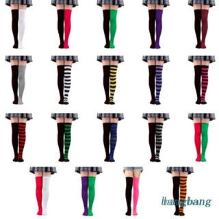 Different Color Striped Stockings