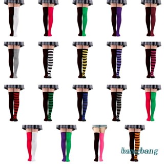 Different Color Striped Stockings