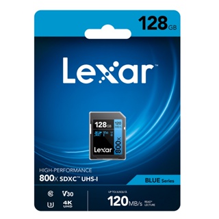 ภาพหน้าปกสินค้าLexar 128GB High-Performance SDXC 800x (120MB/s) ที่เกี่ยวข้อง