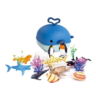 Sea World Set in Backpack ชุดกระเป๋าสัตว์ทะเล 2 In 1 ของเล่นเด็ก