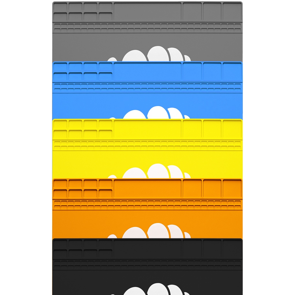 Floppy Workmat แผ่นซิลิโคนยางสำรับประกอบงานคีย์บอร์ด ขนาด 40x30cm ...