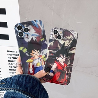เคสโทรศัพท์มือถือ กันกระแทก ลายอะนิเมะ Dragon Ball Z Goku Vegeta สําหรับ IPhone 14 Plus 11 12 13 14 Pro Max 14 Pro Max