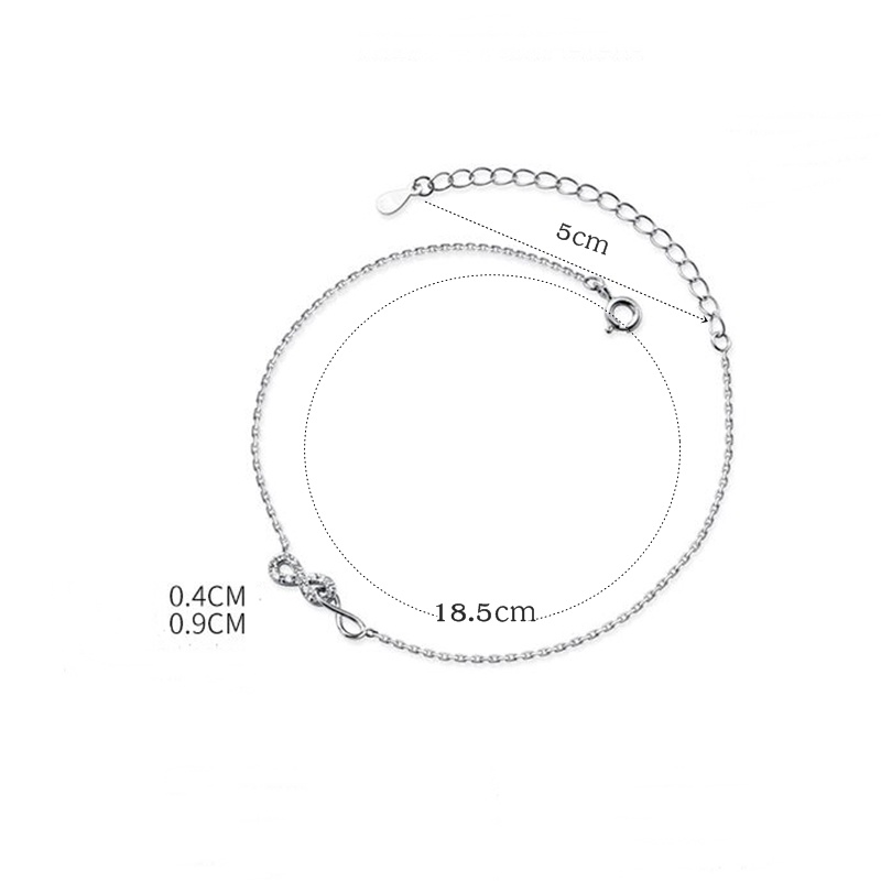 s925-anklet-8-สร้อยข้อเท้าเงินแท้-อินฟินิตี้-สวยน่ารัก-เรียบง่าย-ใส่สบาย-เป็นมิตรกับผิว