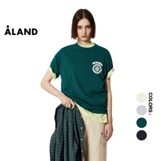 ALAND เสื้อยืด Unisex 5252 by oioi SMALL ARCH LOGO T-SHIRT