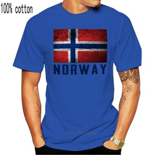 เสื้อยืด พิมพ์ลายฟุตบอล Norway s Scandinavia แฟชั่นสําหรับผู้ชาย
