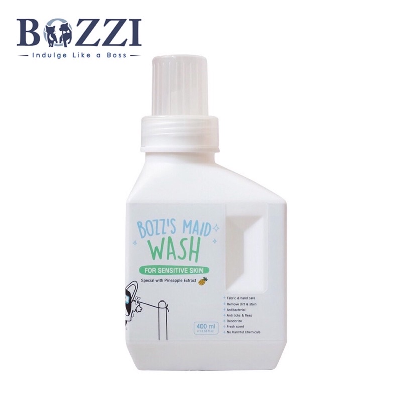 ภาพหน้าปกสินค้าBOZZ'S MAID WASH for sensitive ผลิตภัณฑ์ซักผ้าธรรมชาติสูตรอ่อนโยนสำหรับผิวแพ้ง่าย จากร้าน bozzi บน Shopee