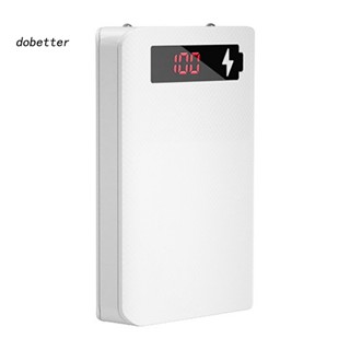 &lt;Dobetter&gt; กล่องพาวเวอร์แบงก์ ออกแบบตามสรีรศาสตร์ สําหรับโทรศัพท์มือถือ 5x18650