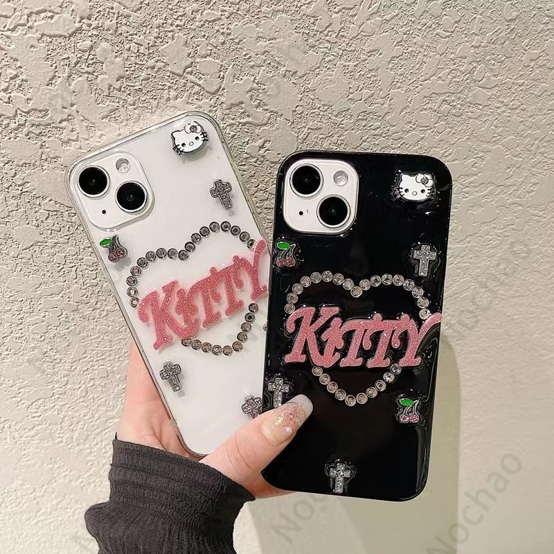 เคสมือถือ-แบบนิ่ม-ประดับพลอยเทียม-กันกระแทก-สําหรับ-iphone-14-pro-max-iphone-13-iphone-12-11-y2k-13-iphone-12-11-pro-xs-max-8p