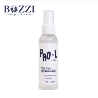 BOZZI PRO-L Hand Sanitizer Spray 60ml โปร-แอลแอลกอฮอล์ทำความสะอาดมือแบบสเปรย์60มล by BOZZI