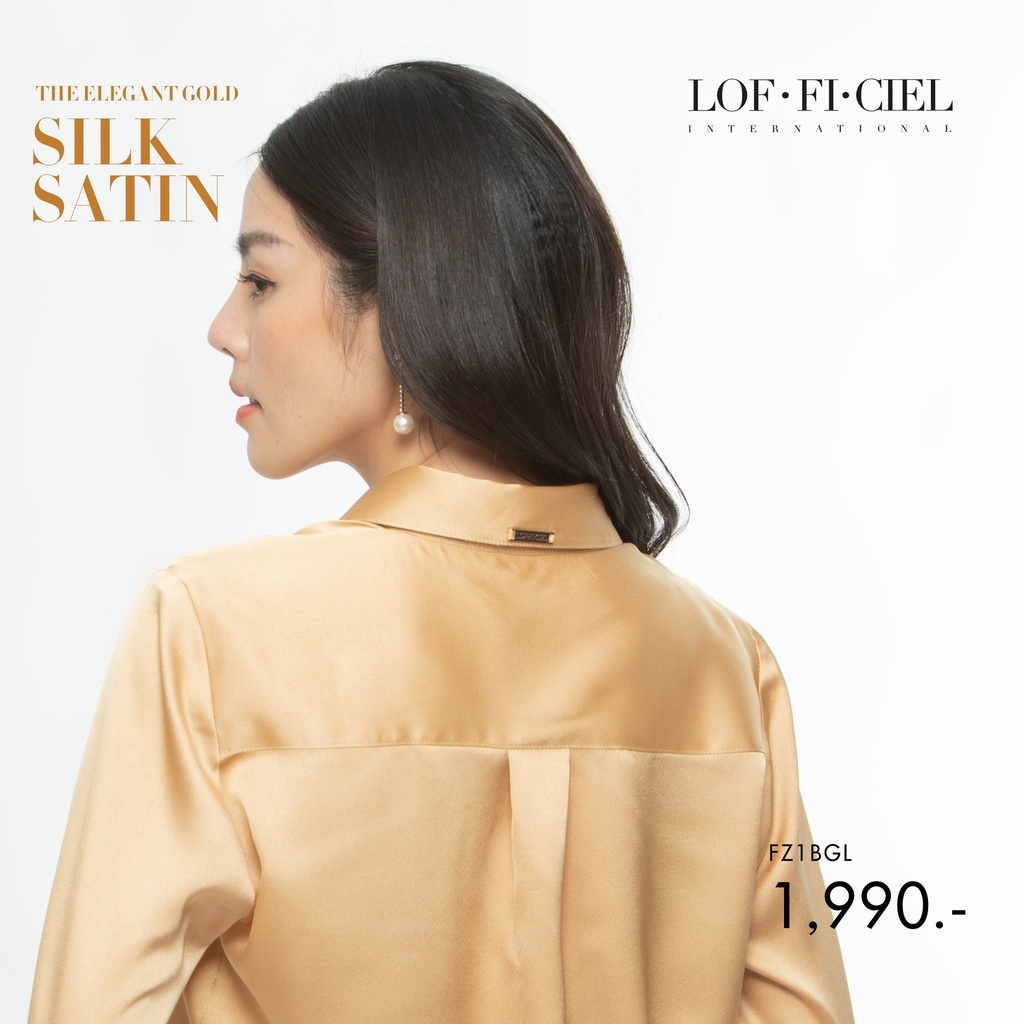 lofficiel-เสื้อแขนยาว-เสื้อเชิ้ตผู้หญิง-เสื้อมีปก-แขนยาว-the-elegant-gold-fz1bgl