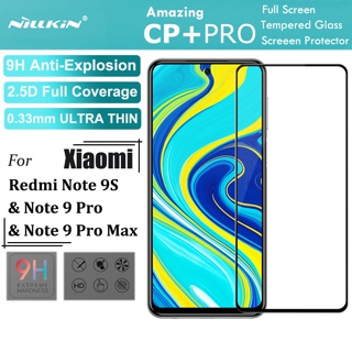 Nillkin กระจกนิรภัยกันรอยหน้าจอ 9H 0.3 มม. 2.5D 9H สําหรับ Xiaomi Redmi Note 9S 9 Pro Max