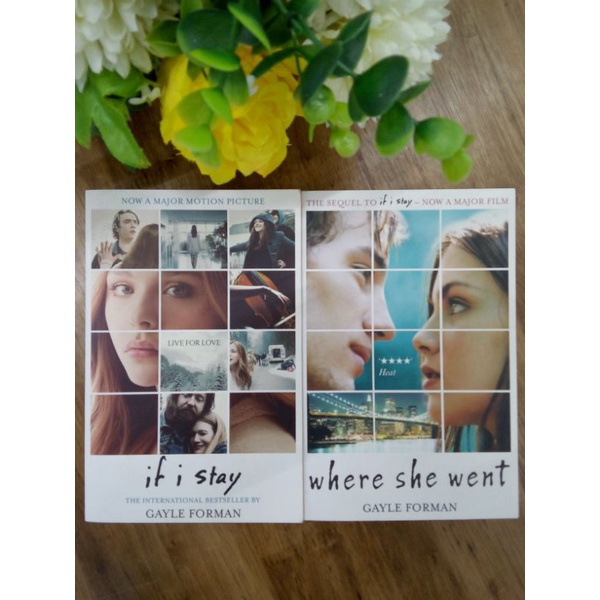 หนังสือ ภาษาอังกฤษ if i stay + where she went / GAYLE FORMAN | Shopee ...
