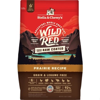 อาหารสุนัข Stella &amp; Chewy’s Wild Red Raw Coated สูตร Prairie ขนาด 1.6 kg (Exp. 11/01/2023)