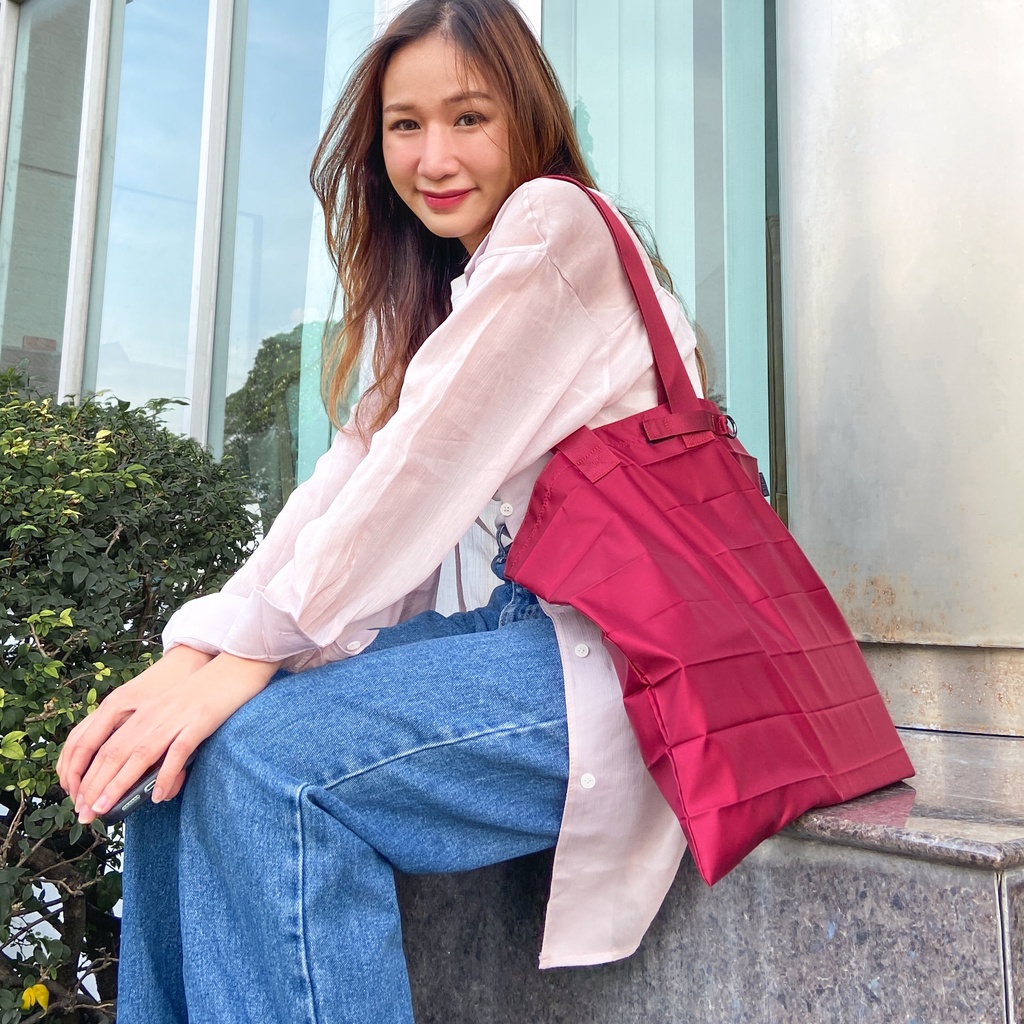 folio-pleated-bag-กระเป๋าพลีทแบบพับเก็บได้-พร้อมห่วงคล้อง-รหัสสินค้า-11760