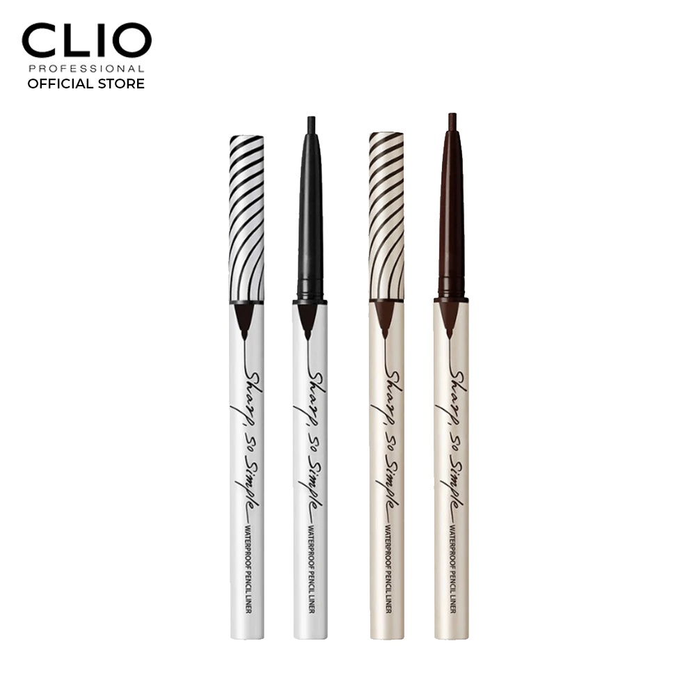 clio-sharp-so-simple-pencil-liner-1-4g-ดินสออายไลเนอร์กันน้ำ-เส้นเล็ก-เขียนง่าย-ให้ดวงตาสวยโดดเด่น