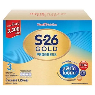 ภาพหน้าปกสินค้าS-26 Gold Progress นมผง เอส26 โกลด์ โปรเกรส 3300 (สูตร 3) 6ซอง (ฟ้า) ที่เกี่ยวข้อง