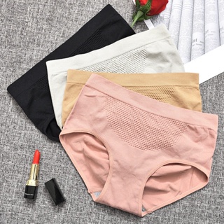 กางเกงในผู้หญิง (ผ้าดี) ยืดดี ใส่สบาย นุ่ม ระบายอากาศ เอว24-40นิ้ว พร้อมส่งNO：DYD