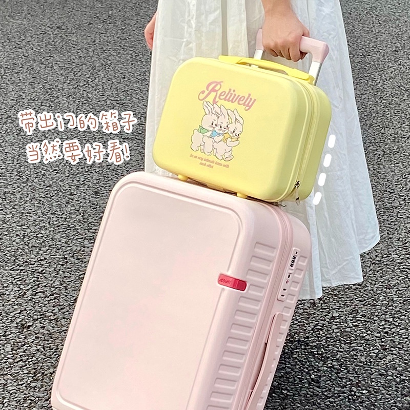 พร้อมส่ง-ins-luggage-cute-กระเป๋าเดินทาง-กระเป๋าเดินทางใบเล็ก