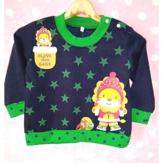 TLB-570 เสื้อแขนยาวเด็กชาย sweater ลายหมี Size-80 (9-12 เดือน)