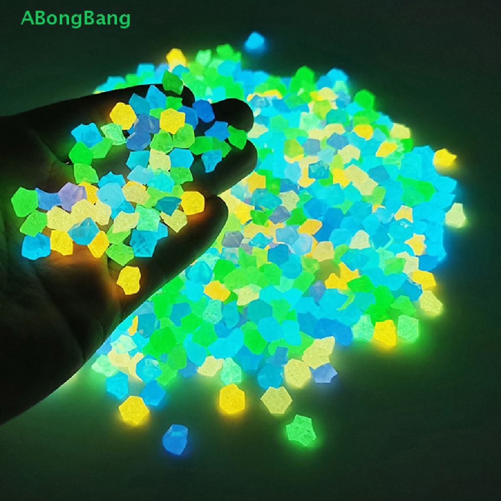 abongbang-300-ชิ้นตกแต่งสวนหินเรืองแสงในที่มืดกรวดตกแต่งหินกรวดหินตกแต่งตู้ปลากลางแจ้งที่ดี