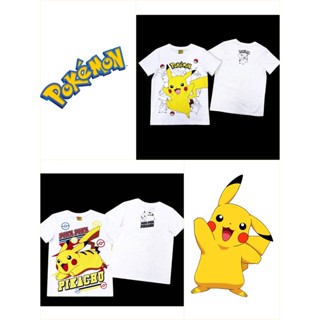 เสื้อยืดเด็ก Pokémon โปเกม่อน ปิกาจู Pikachu (ลิขสิทธิ์แท้)