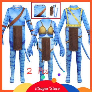 ใหม่ Avatar 2 ชุดบอดี้สูท จัมพ์สูทคอสเพลย์ภาพยนตร์ Jake Sully Neytiri Zentai ฮาโลวีน สําหรับผู้หญิง ผู้ชาย เด็กผู้หญิง