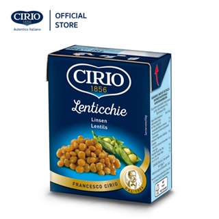 CIRIO LENTICCHIE (LENTISLS) 380 g. ถั่วเลนทิลในน้ำเกลือ บรรจุกล่อง ขนาด 380 กรัม [CI49]