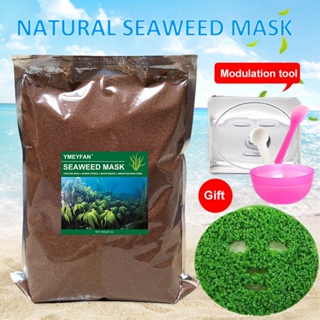 Natural Seaweed Mask Moisturizing Hydrating Shrink Pores Peel Off Algae Seed Small Particles Facial Mask Anti Acne Skinc