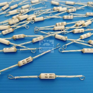 ภาพหน้าปกสินค้าฟิวส์ เทอร์โมฟิวส์ เซรามิค หม้อหุงข้าว Ceramic Thermal Fuse 250V 15A 185°C ยาว 90mm #แบบ B (1 ตัว) ซึ่งคุณอาจชอบราคาและรีวิวของสินค้านี้