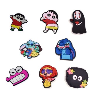 สินค้า เข็มกลัด รูปการ์ตูนแอนิเมชั่น Crocs Jibbitz Pins สําหรับติดตกแต่งรองเท้า