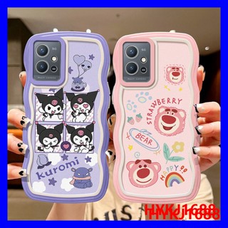 เคส Vivo Y30 5G เคส Vivo Y75 5G ซิลิโคน ลายคลื่น เคสป้องกัน การ์ตูน ขอบเต็ม เคสนิ่ม