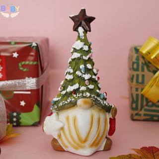 ตุ๊กตามนุษย์แคระสวมต้นคริสต์มาส เรซิน พร้อมไฟ สีสดใส สําหรับตกแต่ง HolidaySHOPCYC7895