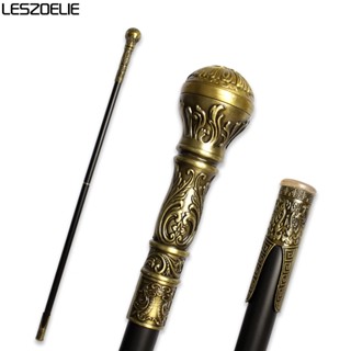 96cm Bronze Handle Walking Stick For Man Fashion Party Cane Women Elegant Walking Canes Detachable Walking Canes