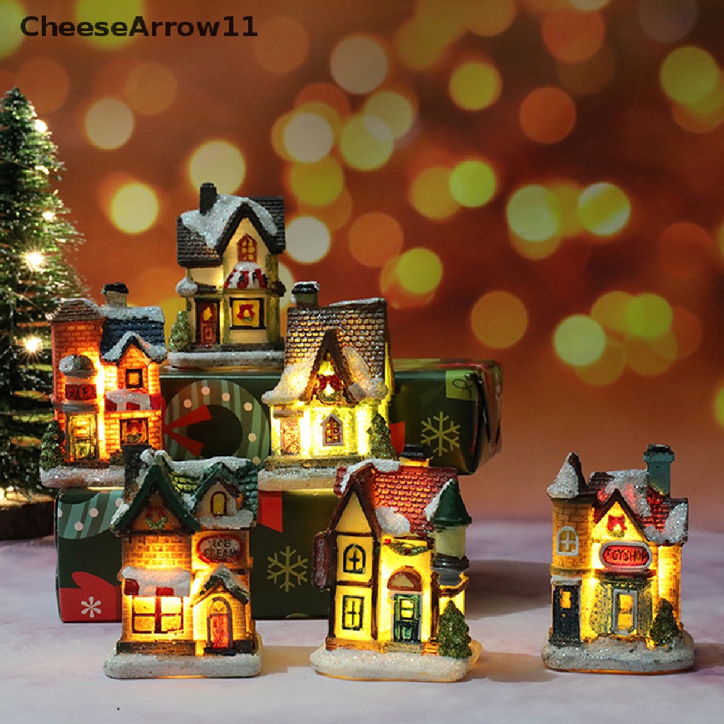 che-christmas-light-house-kerstdorp-christmas-village-สําหรับบ้านเครื่องประดับคริสต์มาส-th