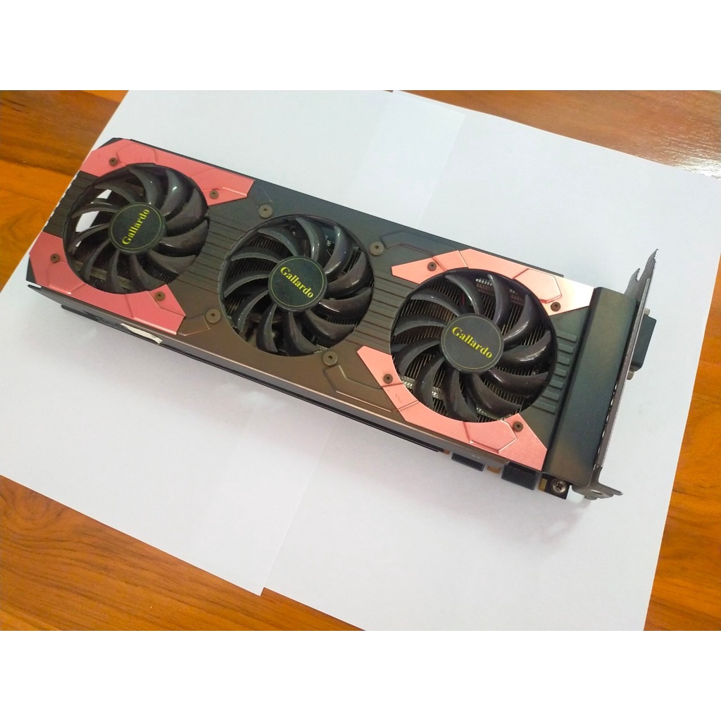การ์ดจอ MANLI GeForce® GTX 1080 Gallardo (F378G+N425) มือสอง การ์ดจอ MANLI GeForce® GTX 1080 Gallardo (F378G+N425) มือสอง