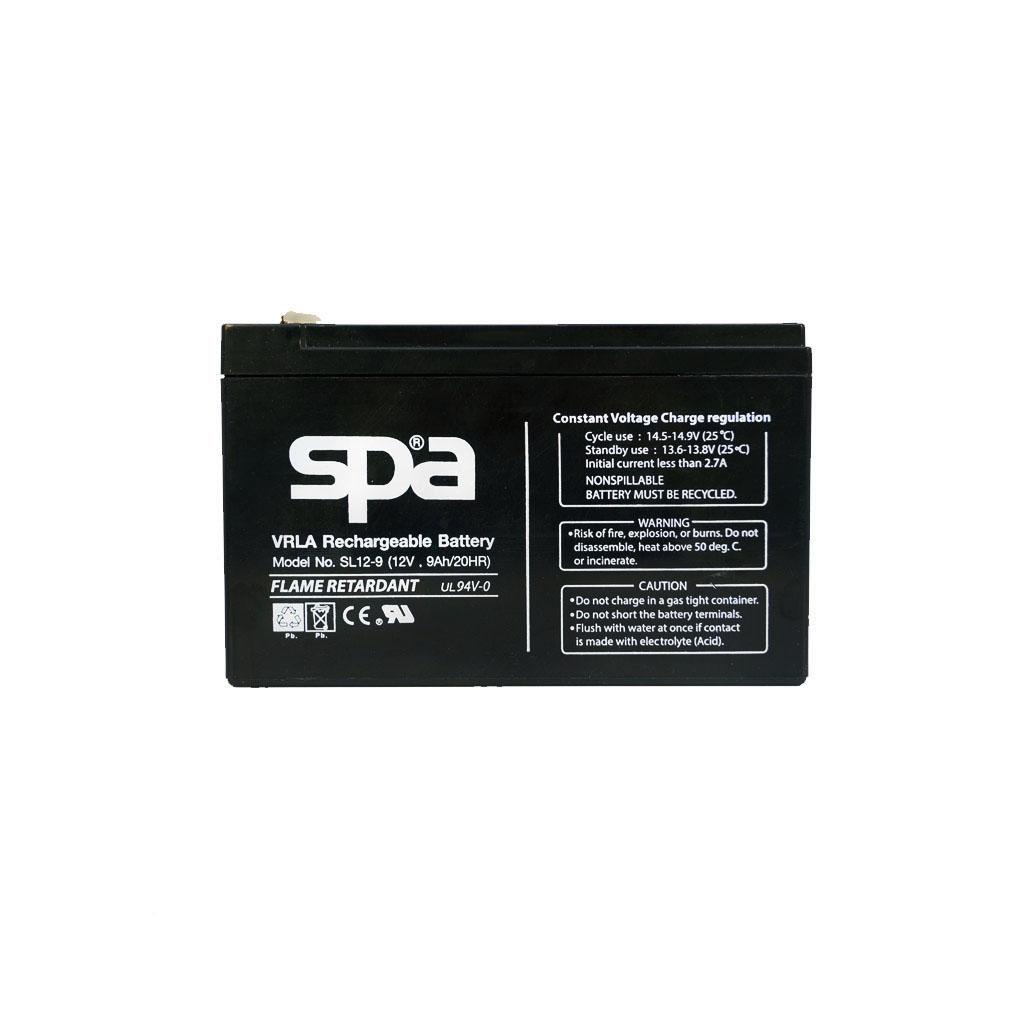 sla-battery-sl-12-9-spa-12v-9ah-แบตเตอรี่แห้ง-ออกใบกำกับภาษีได้-batterymania