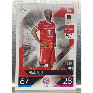 การ์ดนักฟุตบอล Tanguy Nianzou 2022/23 การ์ดสะสม FC Bayern Munchen การ์ดนักเตะ บาเยิร์น มิวนิค มิวนิก