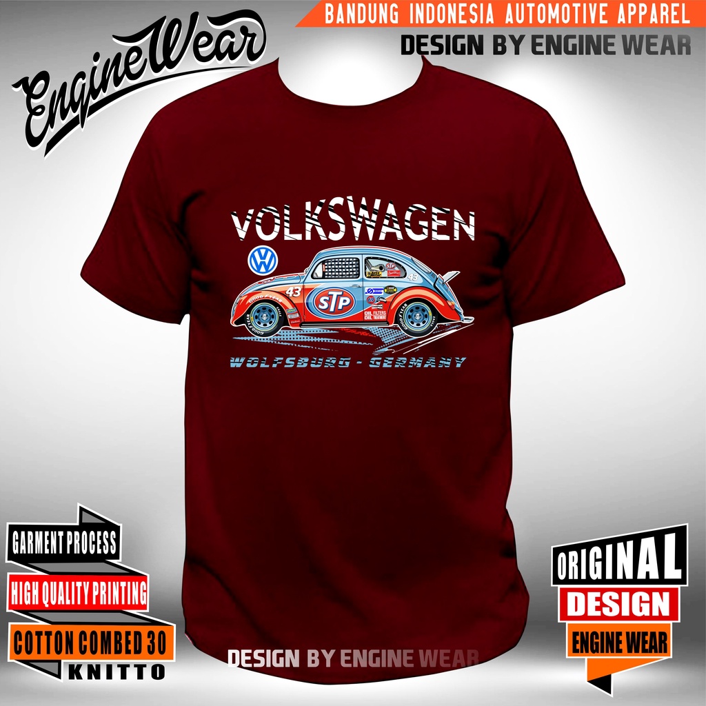 เสื้อยืด-พิมพ์ลาย-vw-frog-vw-beetle-volks-wagen-type-1car-สําหรับรถยนต์