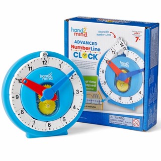 Advanced NumberLine Clock, Single นาฬิกาแบบก้าวหน้าชนิดแถบตัวเลข 🇺🇸💯แบรนด์ Hand2mind