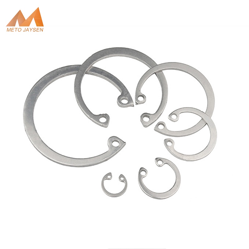 แหวนยึดเพลา สเตนเลส 304 รูปตัว C สําหรับ Shaft Fasteners C-clip Snap ...
