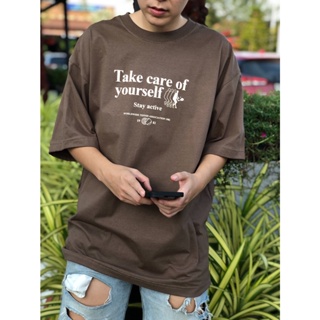 เสื้อยืด ลาย Take care