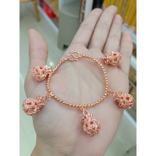 #สร้อยข้อมือนาคห้อยถุงทอง