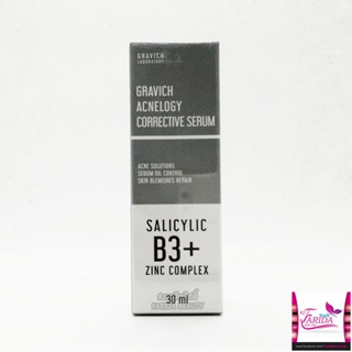 🔥โปรค่าส่ง25บาท🔥 Gravich Niacinamide Plus Zinc Serum 30ml กราวิช แอคเนโลจี คอเรคทีฟ เซรั่ม ซิลิไซลิค B3 พลัสซิงค์ 30 มล.